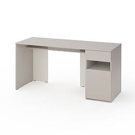 Стіл Metkas Home В031R 1600х600х760 ЛДСП Кашемір і Білий Сніг