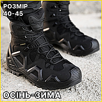 Тактичні черевики чорні Single Sword оригінальні 40-45р військові мембранні берци чорні Армійські надійні берци TST