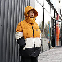 Триколірна зимова курточка для хлопчика з утеплювачем холофайбер TN-KUAICHE