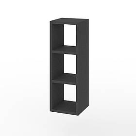 Полиця Metkas Home B033 600х200х200 ЛДСП Антрацит