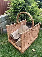 Корзинка для дров в натуральному кольорі L