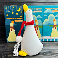 Світильник "Гусь у шарфику", оригінальний нічник.