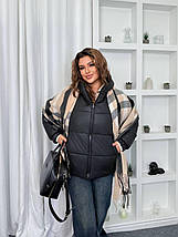 Жіноча куртка евро-зима великого розміру Україна Розміри: 48-50, 52-54, 56-58, 60-62, фото 2