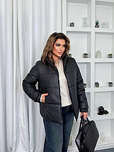 Жіноча куртка евро-зима великого розміру Україна Розміри: 48-50, 52-54, 56-58, 60-62, фото 3