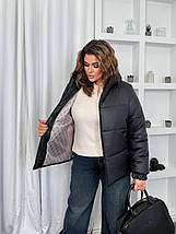 Жіноча куртка евро-зима великого розміру Україна Розміри: 48-50, 52-54, 56-58, 60-62, фото 5