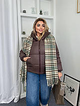 Жіноча куртка евро-зима великого розміру Україна Розміри: 48-50, 52-54, 56-58, 60-62, фото 2