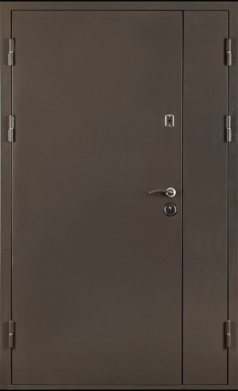 Двері вхідні Артіз ПРЕСТИЖ Б-324 RAL 8019 / Дуб бронзовий 1200х2050 мм