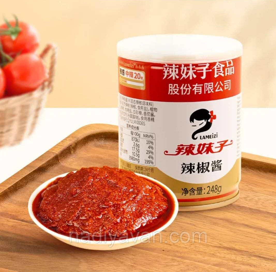 Чилі паста 248 г Lameizi/гостра 20.