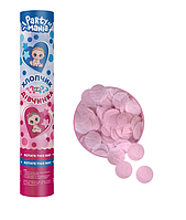 Хлопавка гендерна "Хлопчик чи дівчинка", (Рожева), 30 см.