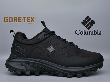 Чоловічі термо кросівки Columbia Montrail Waterproof Full Black чорні утеплені водостійкі, фото 1