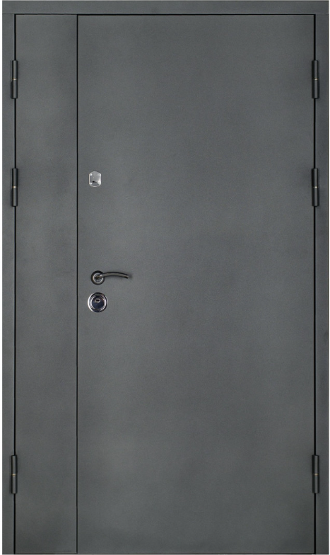 Двері вхідні Артіз ПРЕСТИЖ Діагональ нова RAL 1450 / Дуб шато графіт ПВХ 1200х2050 мм