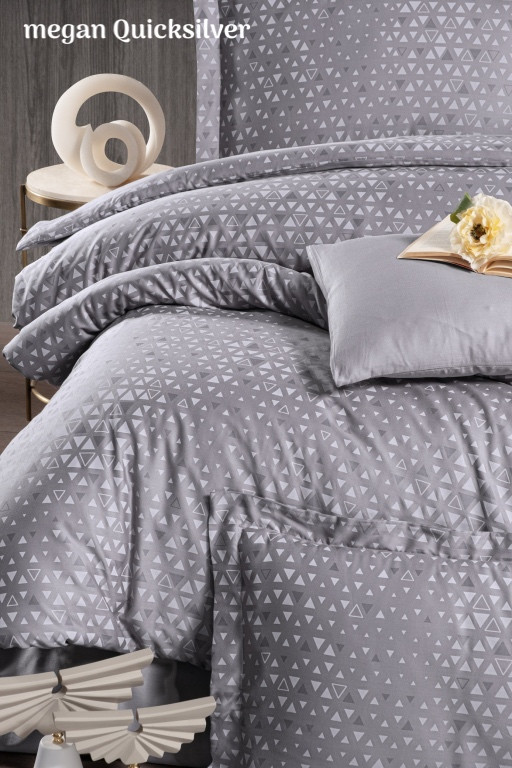 Постільна білизна Issi Home сатин люкс євро розмір Megan, фото 1