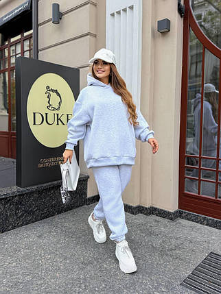 Тепле худі на флісі оверсайз батал великого розміру Розміри: 48-50, 52-54, 56-58, 60-62, фото 1