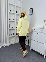 Тепле худі на флісі оверсайз батал великого розміру Розміри: 48-50, 52-54, 56-58, 60-62, фото 3