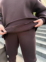 Тепле худі на флісі оверсайз батал великого розміру Розміри: 48-50, 52-54, 56-58, 60-62, фото 2