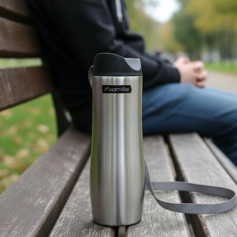 Термокружка 480 мл з нержавіючої сталі Kamille
