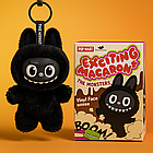 Іграшка брелок Лабубу Black Чорна The Monsters у коробці сюрприз, фото 2