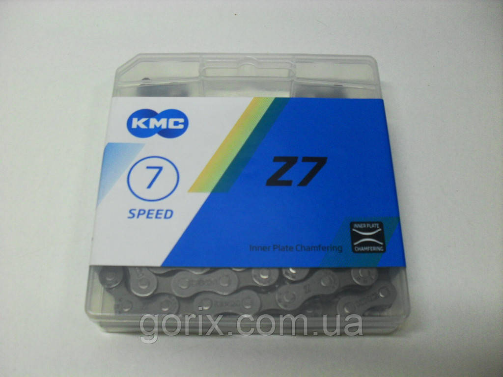 Ланцюг велосипедна 116 ланок z7 цп-кмс-012 gray/brown box, фото 1