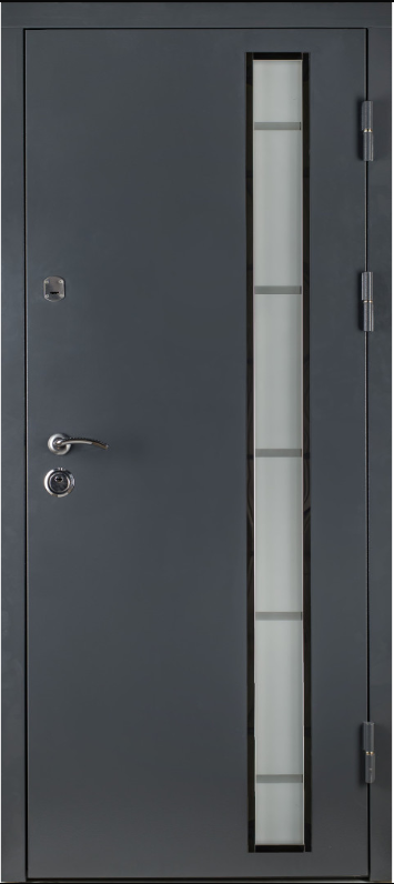 Двері вхідні Артіз ПРЕСТИЖ ПВХ Дуб шато + склопакет 860х2050 мм