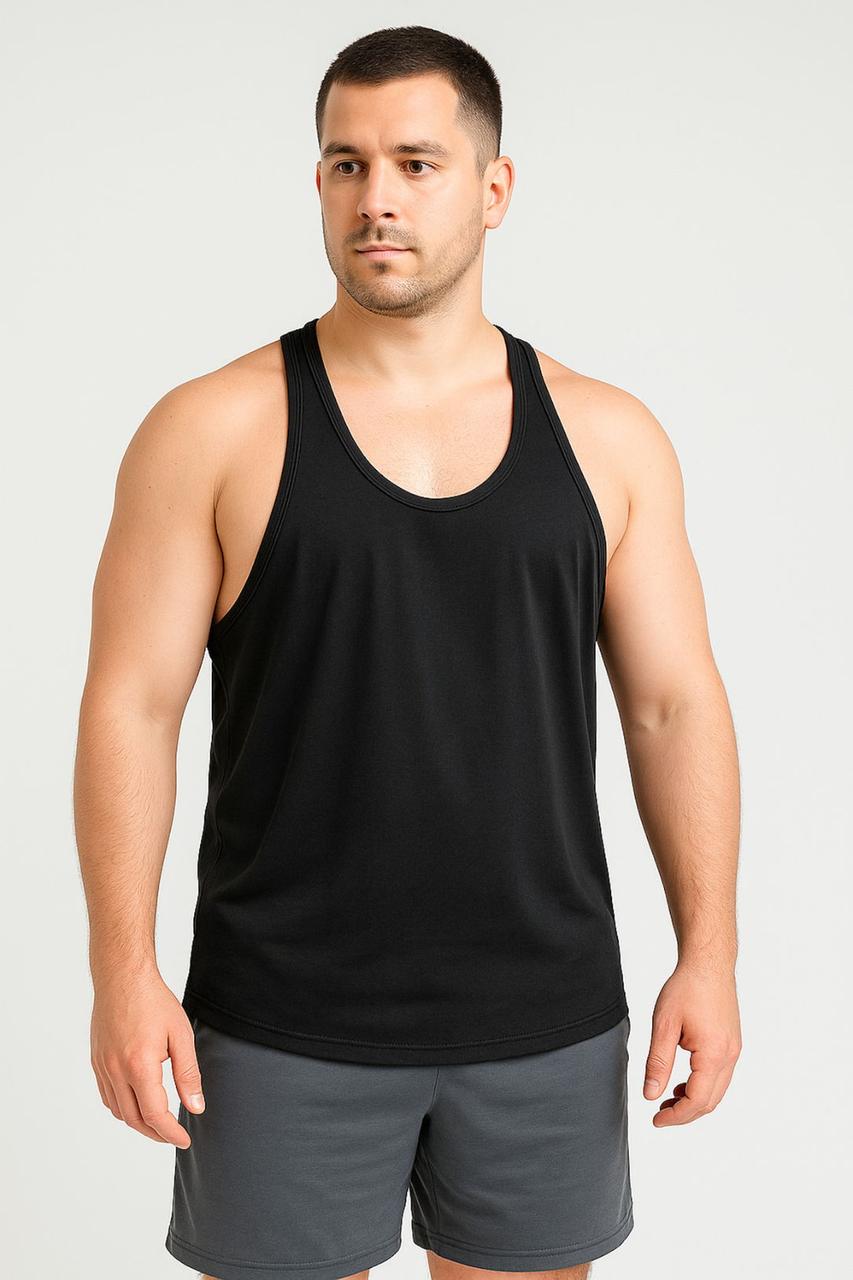 Майка чоловіча борцівка AirFlex Apmi чорний, фото 1