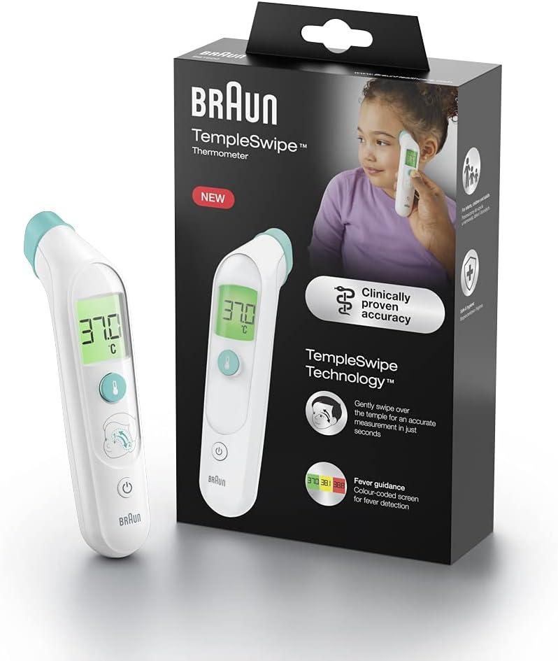 Braun Sensian Swipe 5 Temple thermometer  Безконтактний термометр, фото 1