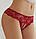 Ажурні трусики з доступом (Бордо, р.ХXXL), фото 3