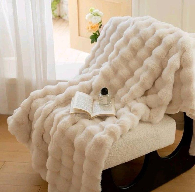 Мягкое и пушистое покрывало "Кролик" 200*230, фото 1