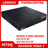 Lenovo ThinkCentre M75Q RYZEN 5 PRO 4650GE 8/256GB Radeon Vega 7 DisplayPort HDMI WiFi+Bluetooth