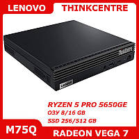 Lenovo ThinkCentre M75Q RYZEN 5 PRO 5650GE 8/256GB Radeon Vega 7 DisplayPort HDMI WiFi+Bluetooth
