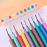 Набір акрилових маркерів 36 шт для малювання та творчості, маркери для тканини, дерева та кераміки в пластиковому кейсі, фото 3