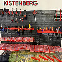 Полиця для інструменту 6 панелей Органайзер для інструменту в гаражі + лотки 30 шт Панель для кріплення інструменту