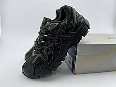 Чоловічі термо кросівки Asics Gel-Kahana 8 Cordura Full Black чорні утеплені водостійкі, фото 3