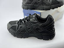 Чоловічі термо кросівки Asics Gel-Kahana 8 Cordura Full Black чорні утеплені водостійкі, фото 4