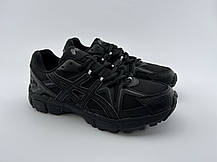 Чоловічі термо кросівки Asics Gel-Kahana 8 Cordura Full Black чорні утеплені водостійкі, фото 5