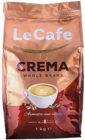 Кава зернова Le Cafe CREMA 1кг, фото 1