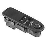 Вимикач автомобільного вікна для Citroen для C3 Передній лівий вимикач головного вікна 98012283XT Електричний склопідіймач, фото 5