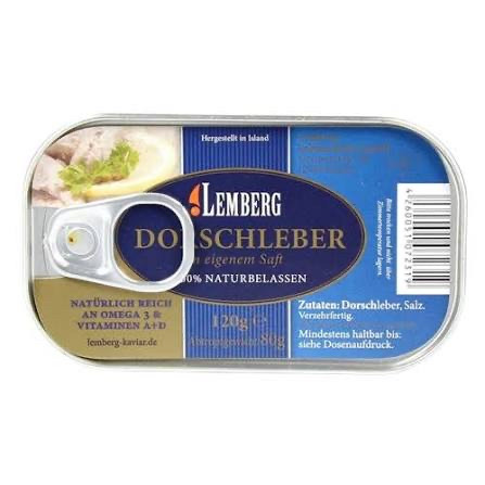 Печінка тріски Lemberg 120г, фото 1