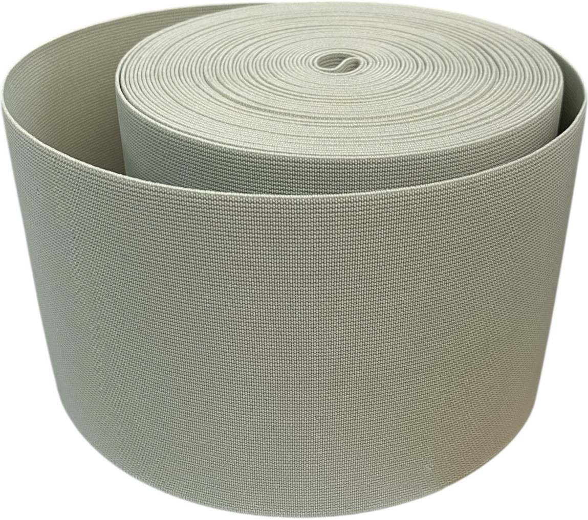 Гумка для взуття, одягу текстильна та еластична 2,5 см. колір беж, фото 1