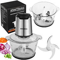 Кухонний подрібнювач м'яса, овочів, фруктів Kraft&Dele KD4120