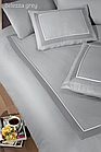 Постільна білизна First Choice сатин Delux євро розмір Belezza grey, фото 2
