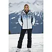 Жіноча гірськолижна куртка 58922 біла, фото 2