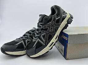 Чоловічі термо кросівки Asics Gel-Kahana 8 Cordura Black Grey чорні з сірим утеплені водостійкі