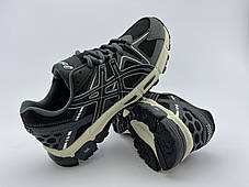 Чоловічі термо кросівки Asics Gel-Kahana 8 Cordura Black Grey чорні з сірим утеплені водостійкі, фото 3