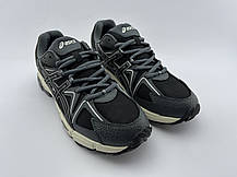 Чоловічі термо кросівки Asics Gel-Kahana 8 Cordura Black Grey чорні з сірим утеплені водостійкі, фото 4