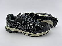 Чоловічі термо кросівки Asics Gel-Kahana 8 Cordura Black Grey чорні з сірим утеплені водостійкі, фото 5