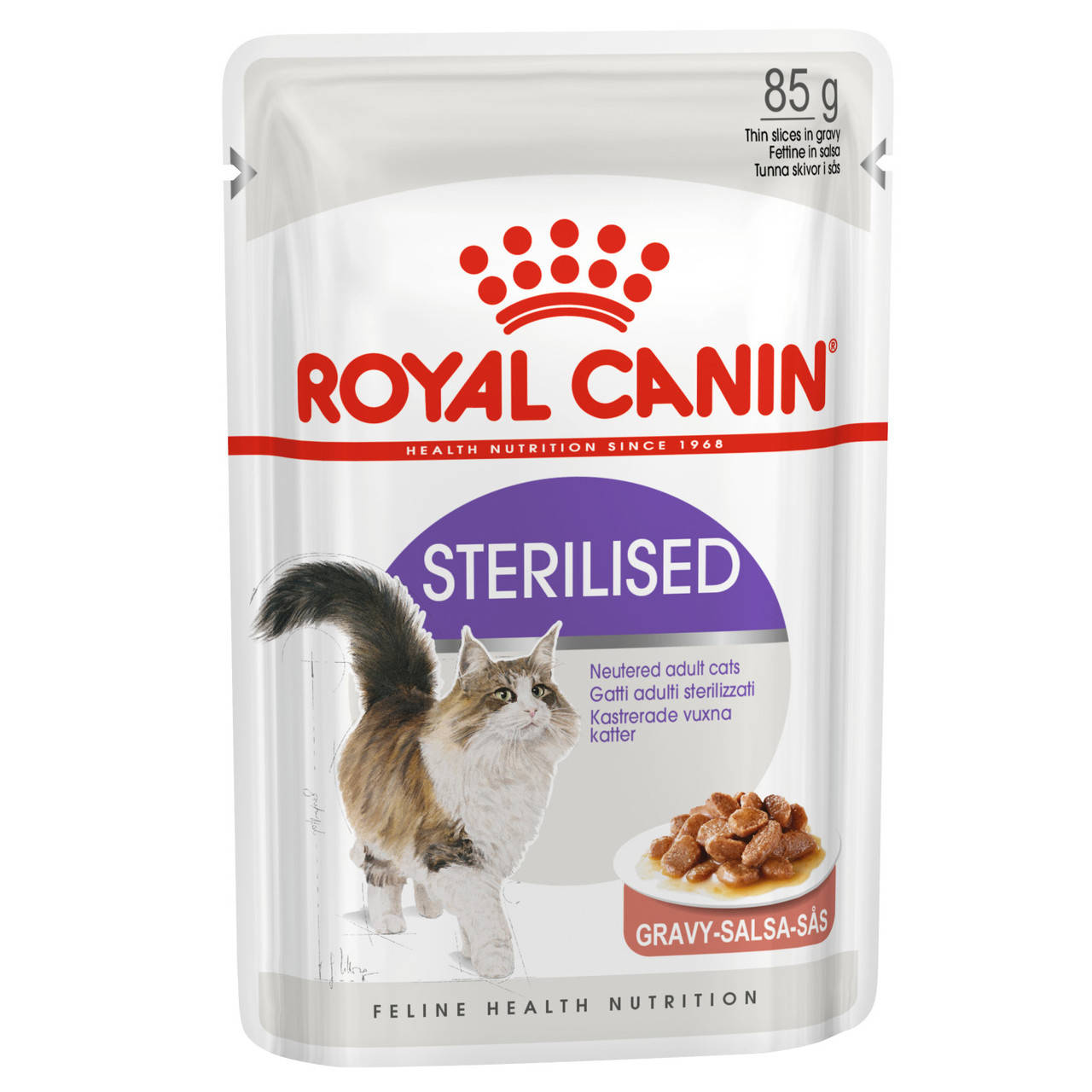 

Royal Canin Sterilised Gravy Стерелайзд в соусі 0,085 к