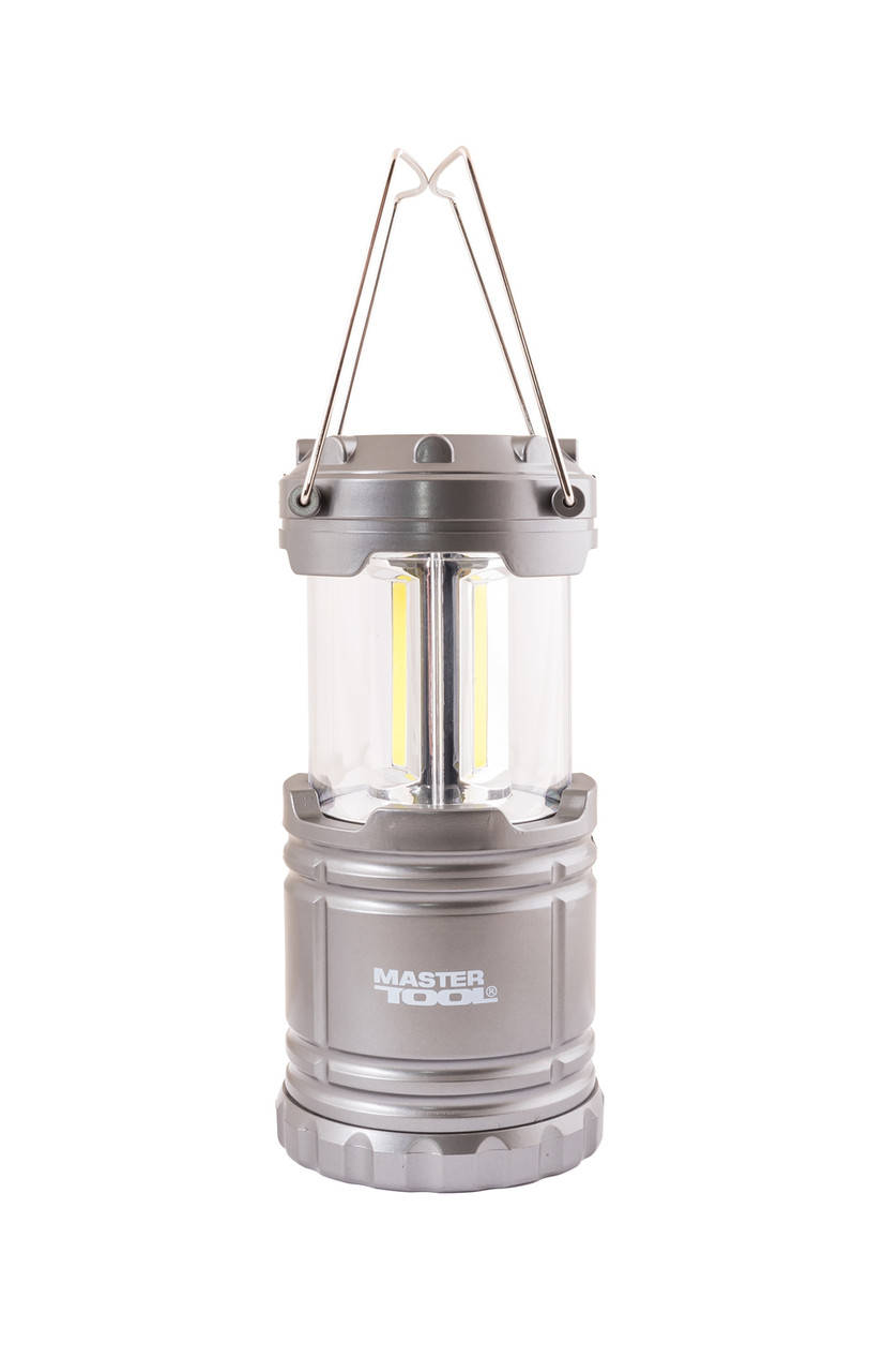 

Фонарь раздвижной для кемпинга MASTERTOOL 180х86 мм COB LED 3xAA ABS 94-0803