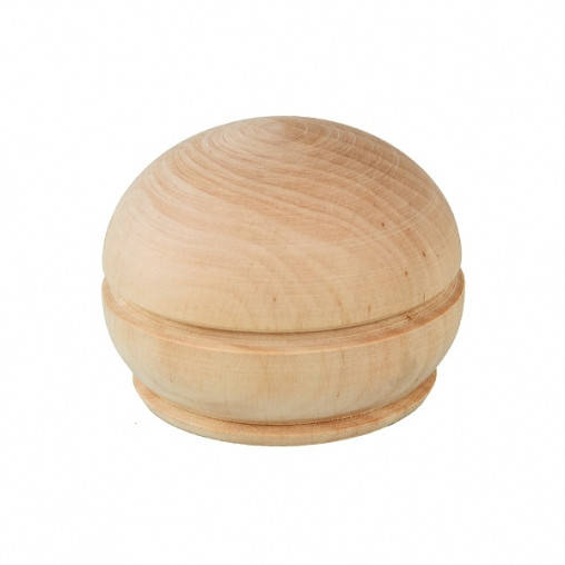 

Шкатулка деревянная круглая для украшений |заготовка для декупажа |под декорирование| под покраску| 6 см