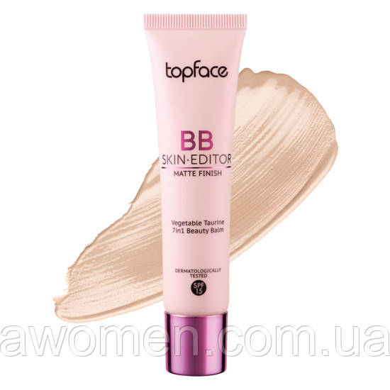 BB крем Topface "Skin Editor - BB Matte Finish Beauty Balm" - PT462 [002] (30 мл) натуральний відтінок, фото 1