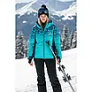 Жіноча гірськолижна куртка 58922 бірюзова, фото 2